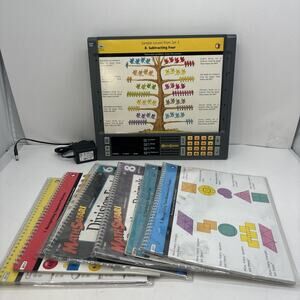 Vintage Math Safari Educational Insights Model EI-8400U Learning System w/Cards